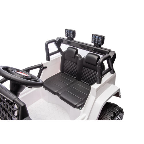 Jeep 12V Kinderauto Wit