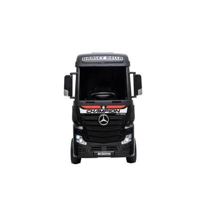 Mercedes Actros 12V kindervrachtwagen zwart