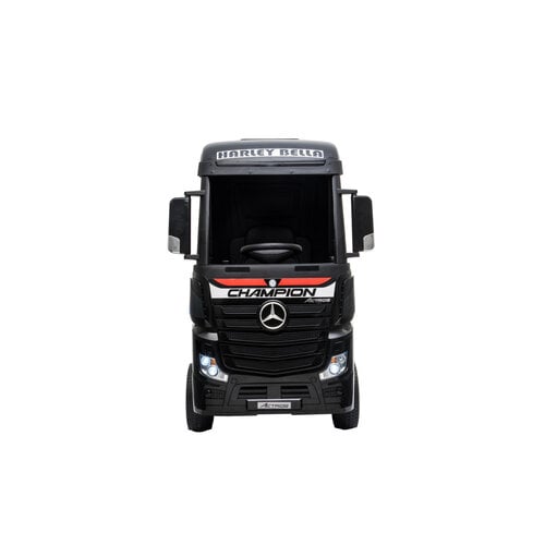 Mercedes Actros 12V kindervrachtwagen zwart