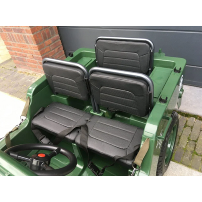 Willy’s Jeep Army 24 3 persoons kinderauto groen