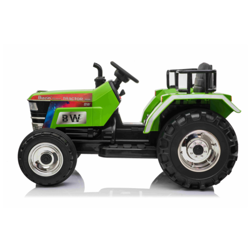 Blazin Wheels 12V kindertractor groen