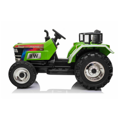 Blazin Wheels 12V kindertractor groen