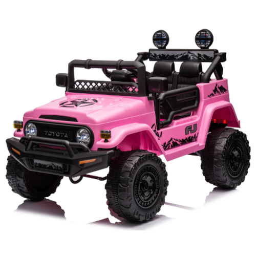 Toyota FJ Cruiser 12V kinderauto Roze