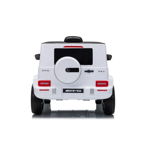 Mercedes G63 AMG 12V Kinderauto Wit