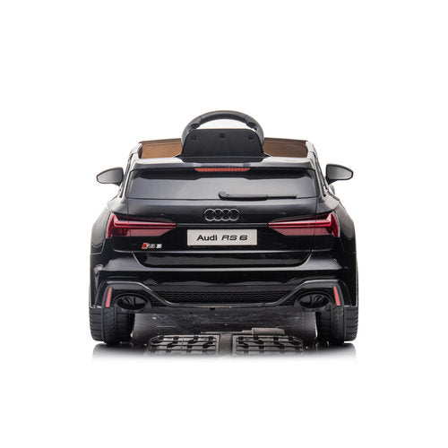 Audi RS6 12V Kinderauto Zwart
