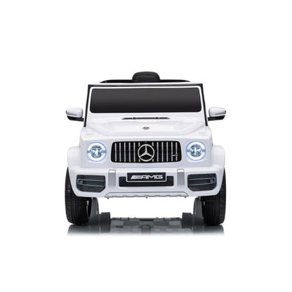 Mercedes G63 AMG 12V Kinderauto Wit