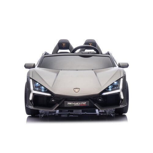 Lamborghini Revuelto 24V 2-Persoons Kinderauto Grijs