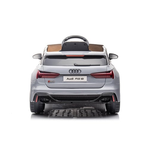Audi RS6 12V Kinderauto Grijs