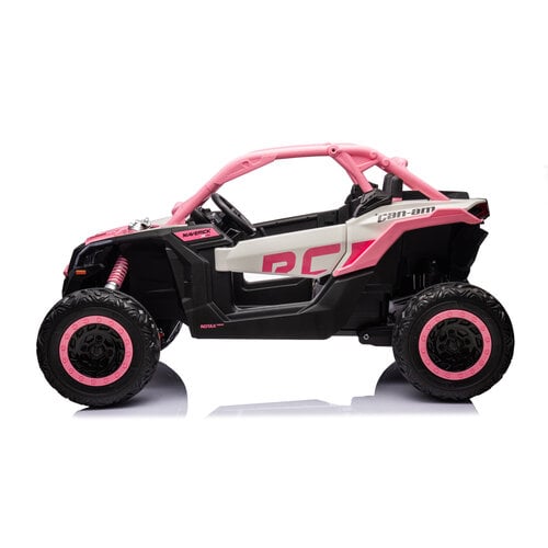 CAN-AM Maverick buggy 24V 2-Persoons Kinderauto Roze