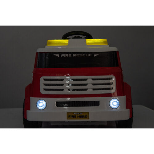 Brandweer kinderauto 12V Rood