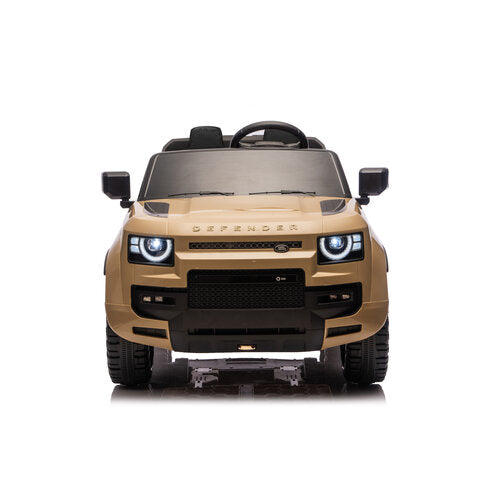 Land Rover Defender 24V 2 persoons kinderauto Champagne