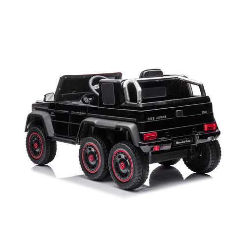 Mercedes G63 6X6 AMG 12V Elektrische Kinderauto Zwart
