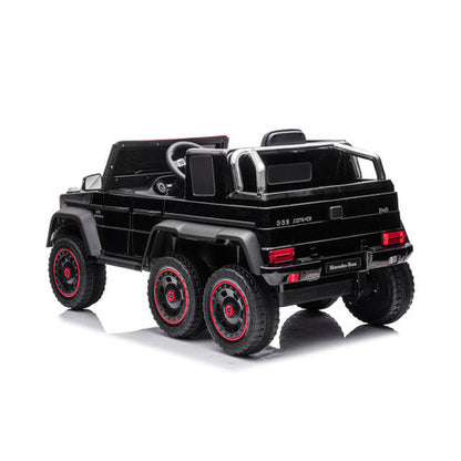 Mercedes G63 6X6 AMG 12V Elektrische Kinderauto Zwart