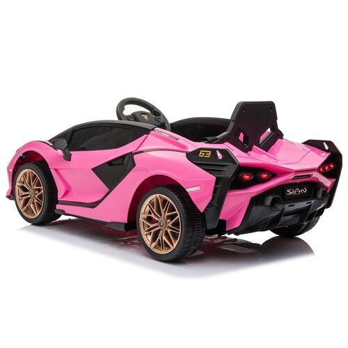 Lamborghini Sian 12V Kinderauto Roze