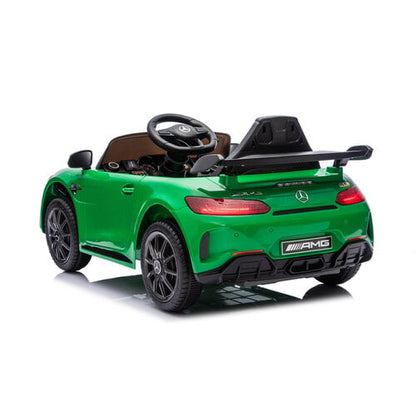 Mercedes AMG GTR 12V kinderauto Groen