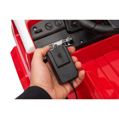 Brandweer kinderauto 12V Rood