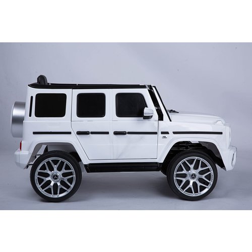 Mercedes G63 AMG 12V Kinderauto Wit