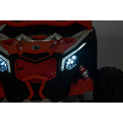 CAN-AM Maverick buggy 24V 2-Persoons Kinderauto Oranje