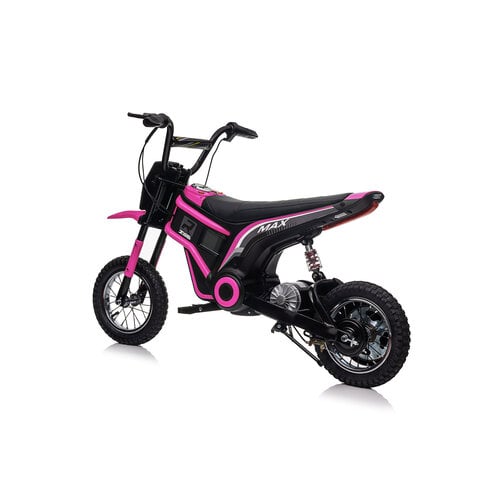 Elektrische kindermotor Dirtbike Hurricane 24V 350W Roze