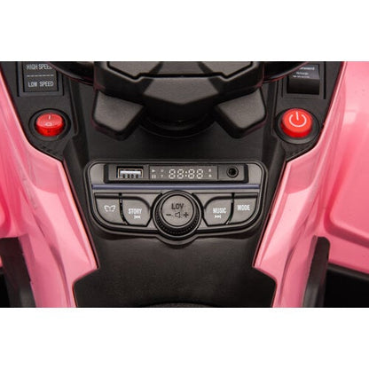 CAN-AM Outlander 24V Kinder Quad 2-Persoons Roze