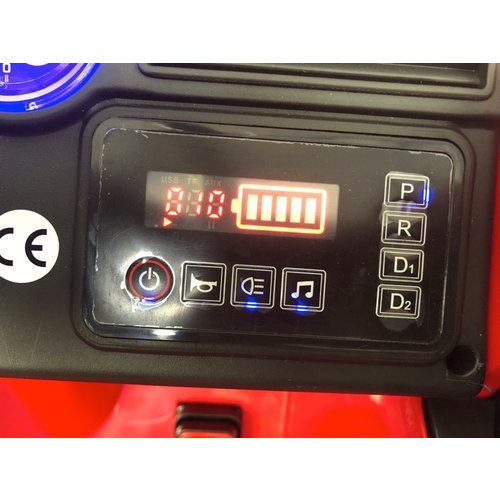 Brandweer kinderauto 12V Rood