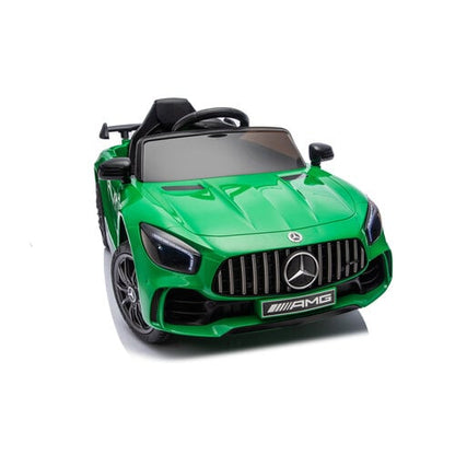Mercedes AMG GTR 12V kinderauto Groen