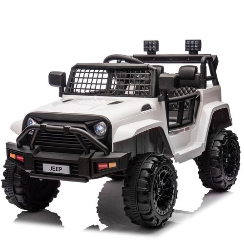 Jeep 12V Kinderauto Wit