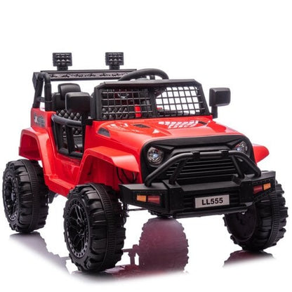 Jeep 12V Kinderauto Rood