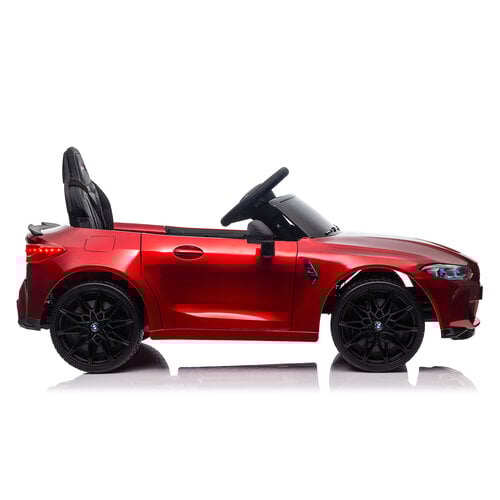 BMW M4 12V Kinderauto metallic Rood