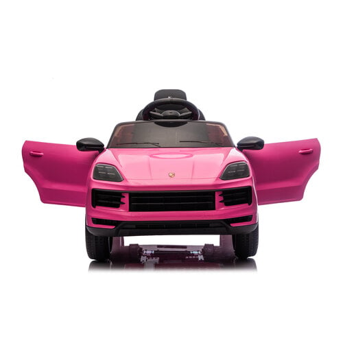 Porsche Cayenne 12V kinderauto Roze