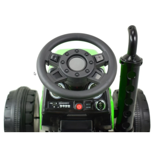Blazin Wheels 12V kindertractor groen