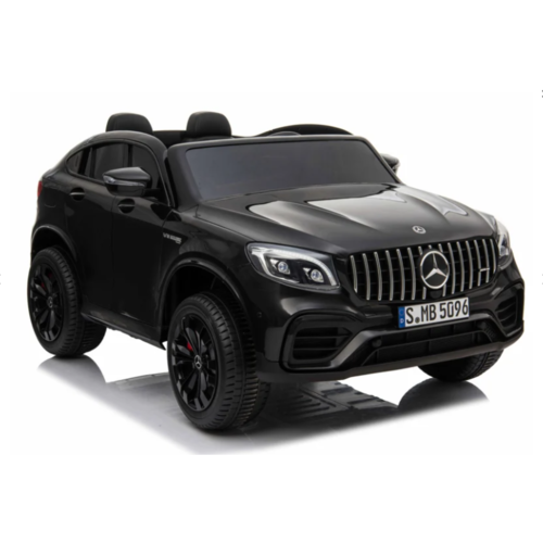 Mercedes Benz GLC63S AMG 12V 2 persoons kinderauto zwart