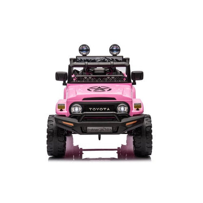 Toyota FJ Cruiser 12V kinderauto Roze
