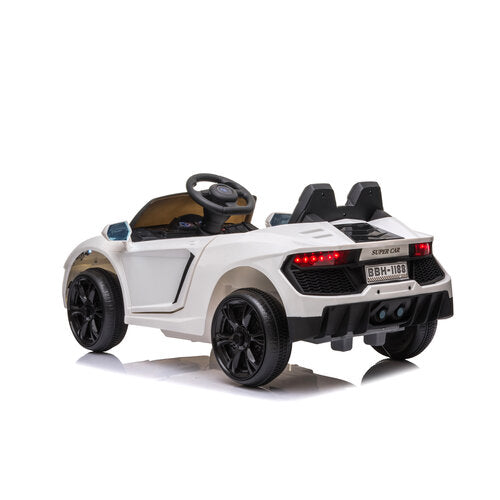 Elektrische kinderauto Speedy 12V Wit