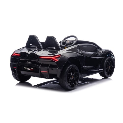 Lamborghini Revuelto 24V 2-persoons kinderauto zwart