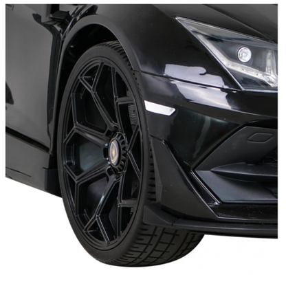 Lamborghini Aventador SVJ 24V Kinderauto 2 persoons Zwart
