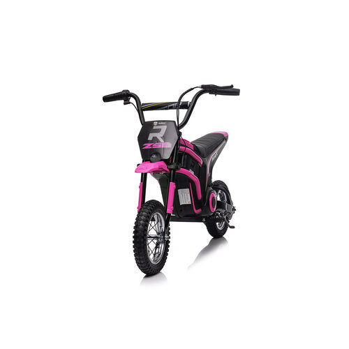 Elektrische kindermotor Dirtbike Hurricane 24V 350W Roze