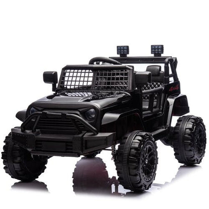 Jeep 12V Kinderauto Zwart