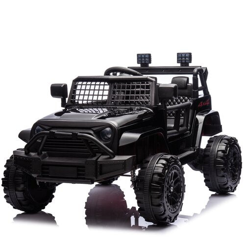 Jeep 12V Kinderauto Zwart