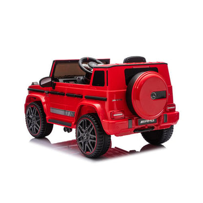 Mercedes G63 AMG Cabrio 12V Kinderauto Rood