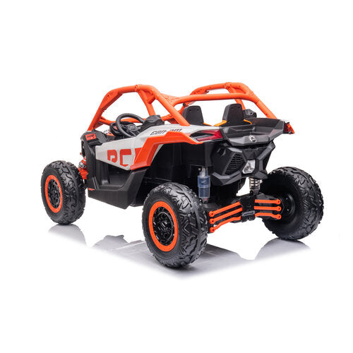 CAN-AM Maverick buggy 24V 2-persoons kinderauto Oranje