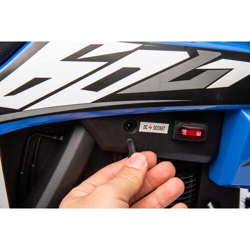 Elektrische kindermotor Dirtbike Crossmotor 36V 500W Blauw - Oranje
