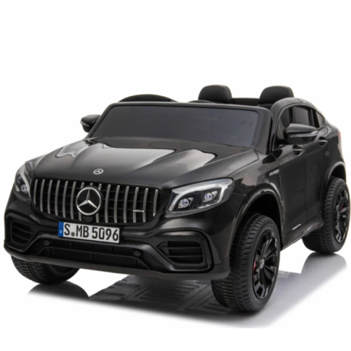 Mercedes Benz GLC63S AMG 12V 2-persoons kinderauto zwart