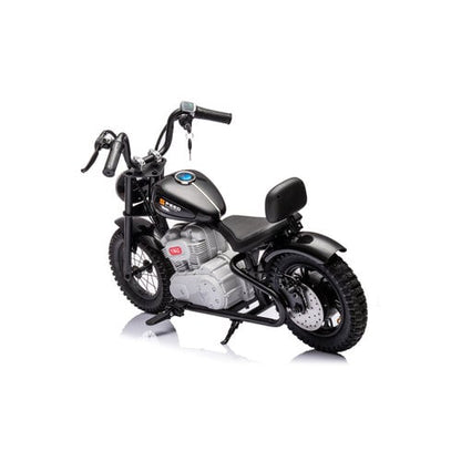 Chopper kindermotor 36 volt Zwart