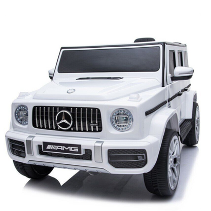 Mercedes G63 AMG 12V Kinderauto Wit