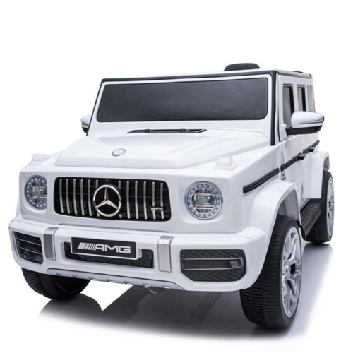 Mercedes G63 AMG 12V Kinderauto Wit