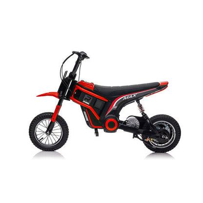 Elektrische kindermotor Dirtbike Hurricane 24V 350W Rood