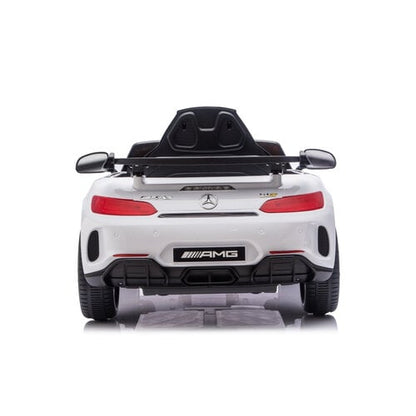 Mercedes AMG GTR 12V kinderauto Wit