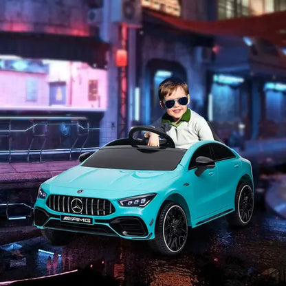 Mercedes CLA45 AMG 12V Kinderauto Lichtblauw