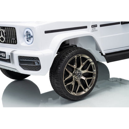 Mercedes G63 AMG 12V Kinderauto Wit